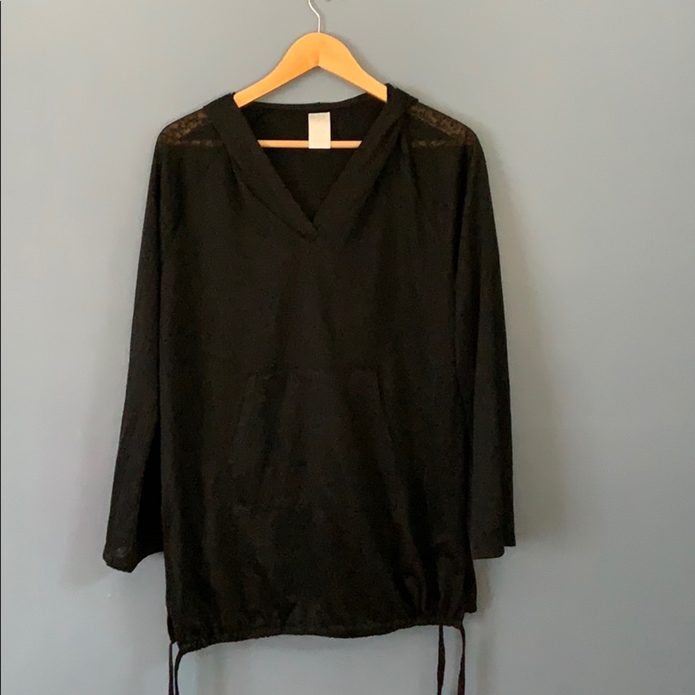 Kona Sol Black Beach Coverup